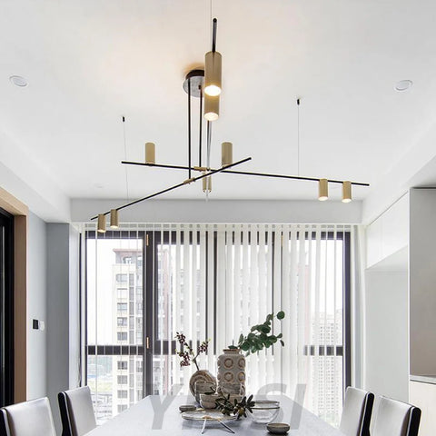 Tribes Chandelier with 3/4/9/12 heads - Industaarial-1-Yiosilamp
