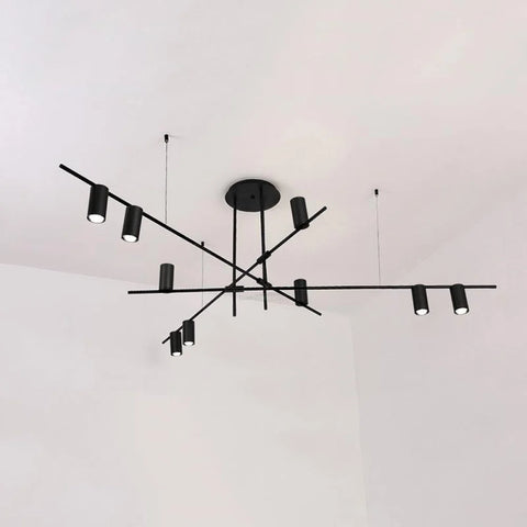 Tribes Chandelier with 3/4/9/12 heads - Industaarial-1-Yiosilamp