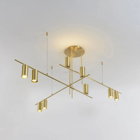Tribes Chandelier with 3/4/9/12 heads - Industaarial-1-Yiosilamp