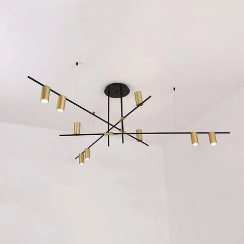 Tribes Chandelier with 3/4/9/12 heads - Industaarial-1-Yiosilamp