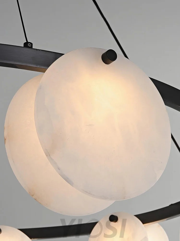 Trinidad Alabaster Chandelier - Alabaster, Alabaster Chandelier-1-Yiosilamp