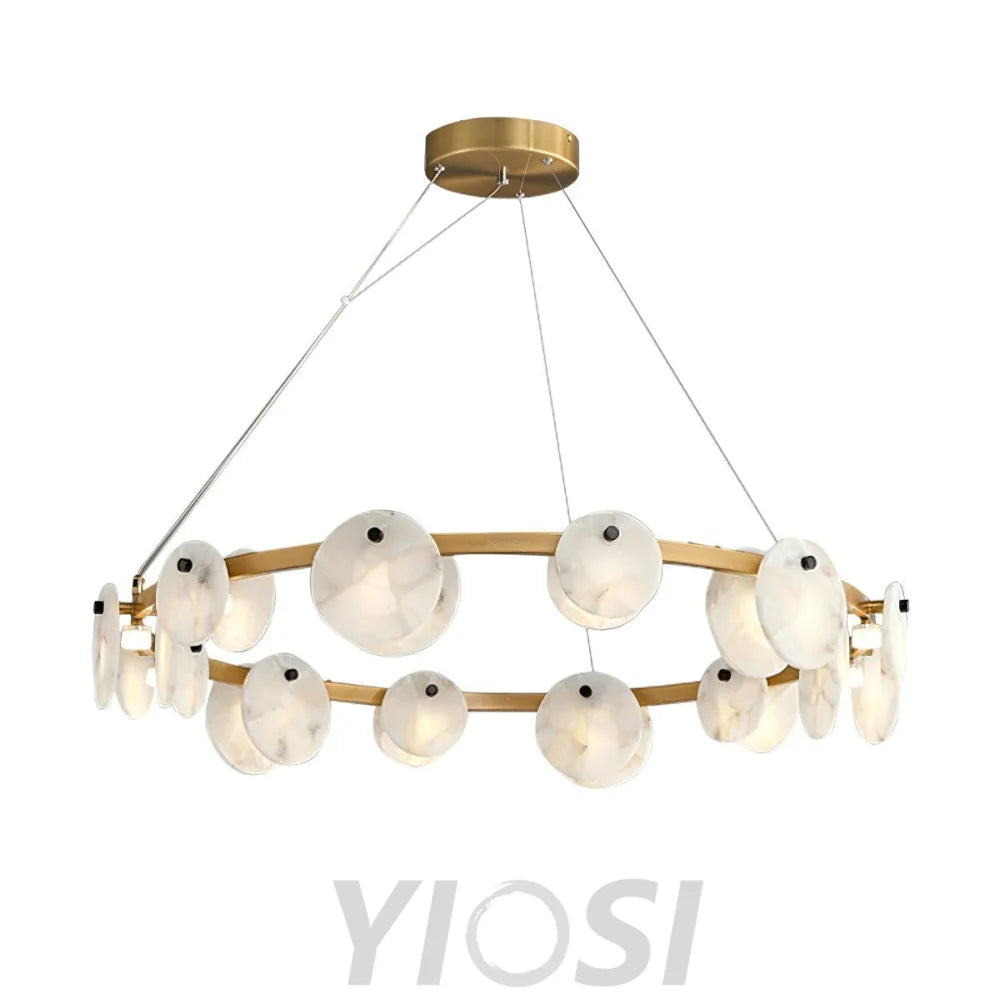 Trinidad Alabaster Chandelier - Alabaster, Alabaster Chandelier-1-Yiosilamp