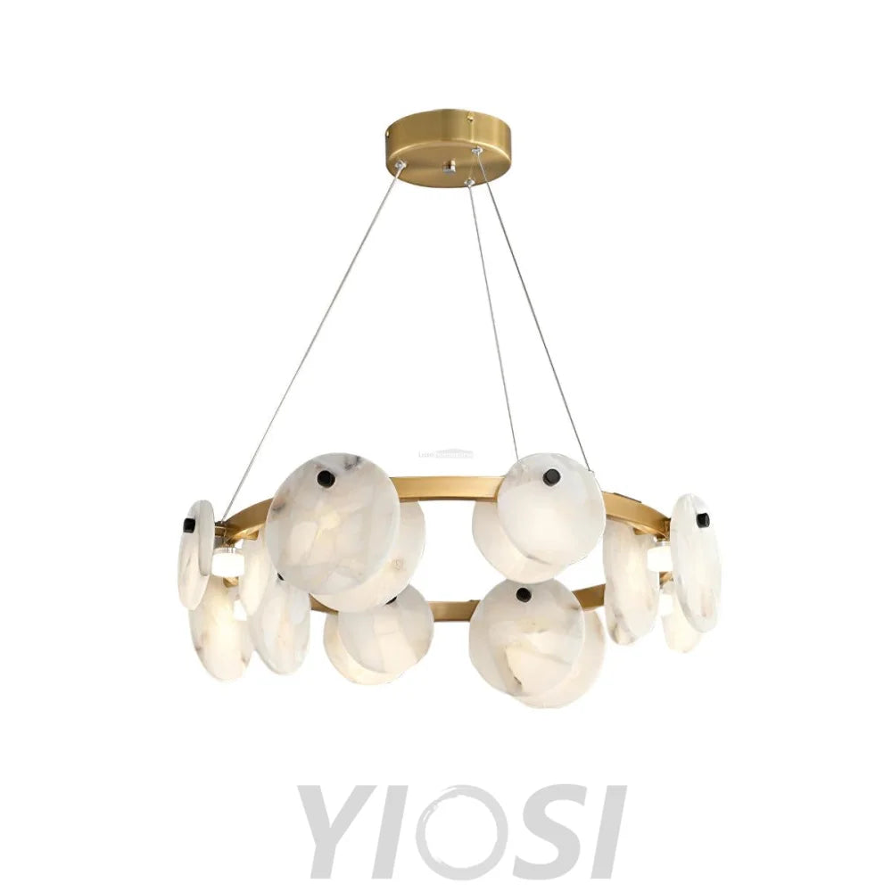 Trinidad Alabaster Chandelier - Alabaster, Alabaster Chandelier-1-Yiosilamp