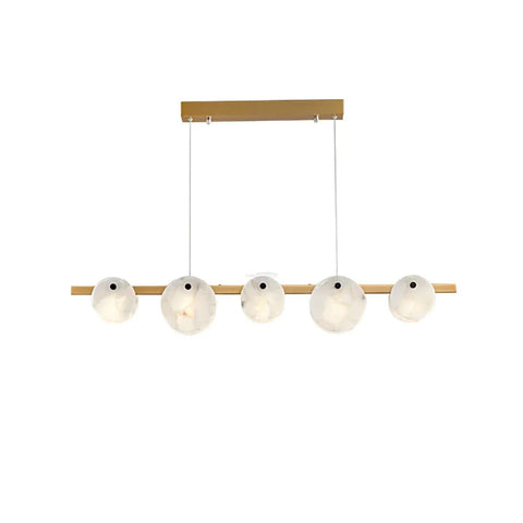 Trinidad Linear Dining Room  Alabaster Chandelier - Alabaster, Alabaster Chandelier-1-Yiosilamp