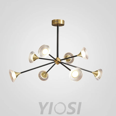 Tristan Chandelier with 6/8/10 heads - Frown-1-Yiosilamp