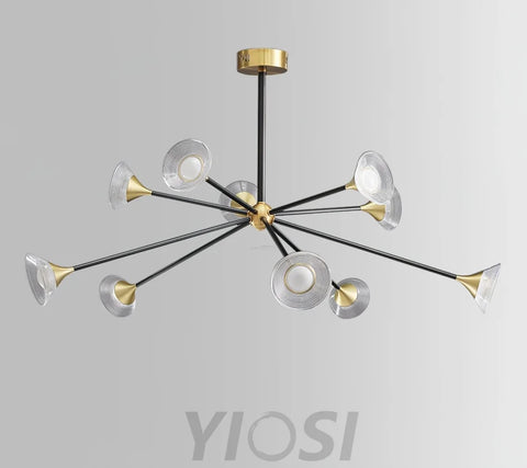 Tristan Chandelier with 6/8/10 heads - Frown-1-Yiosilamp