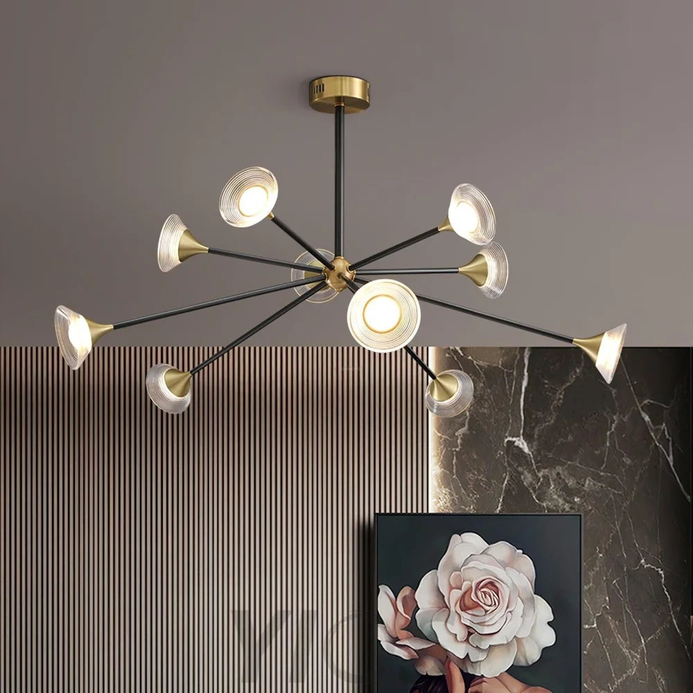 Tristan Chandelier with 6/8/10 heads - Frown-1-Yiosilamp