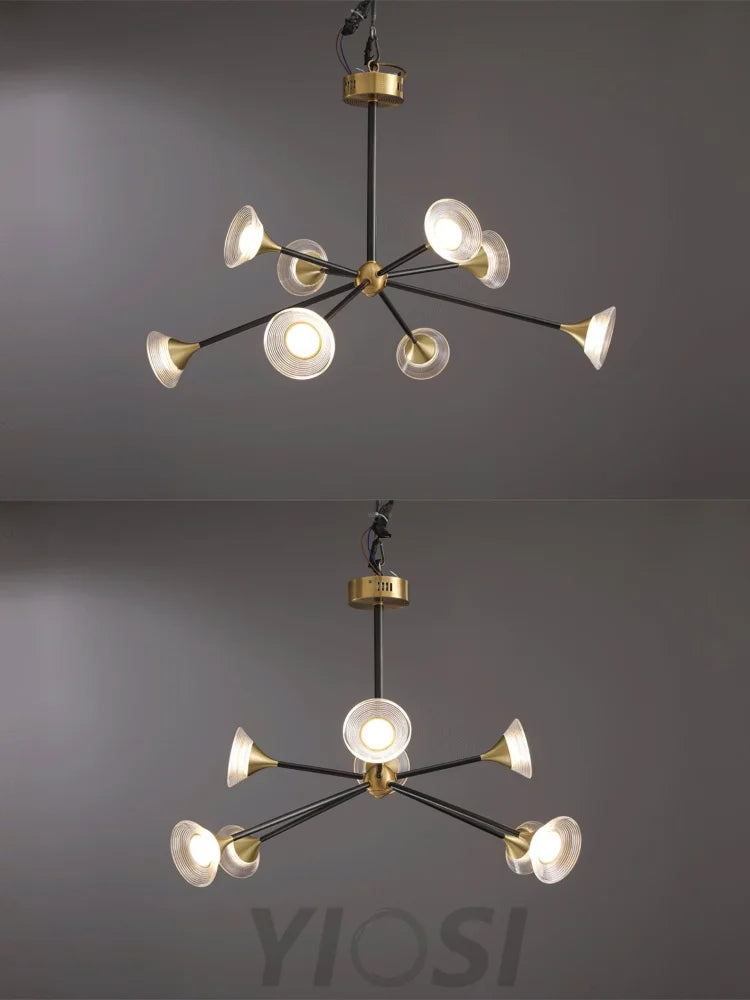 Tristan Chandelier with 6/8/10 heads - Frown-1-Yiosilamp