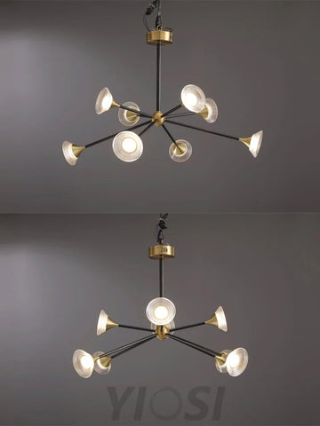 Tristan Chandelier with 6/8/10 heads - Frown-1-Yiosilamp