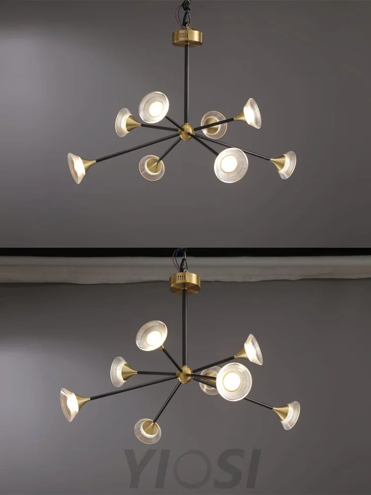 Tristan Chandelier with 6/8/10 heads - Frown-1-Yiosilamp
