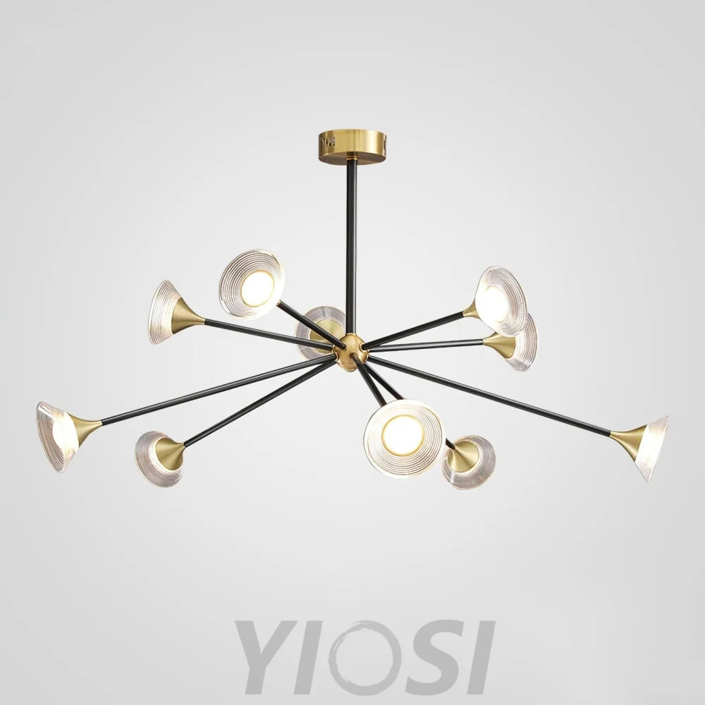 Tristan Chandelier with 6/8/10 heads - Frown-1-Yiosilamp
