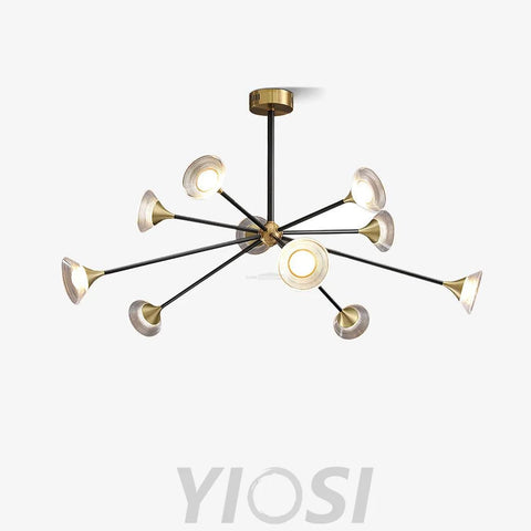 Tristan Chandelier with 6/8/10 heads - Frown-1-Yiosilamp