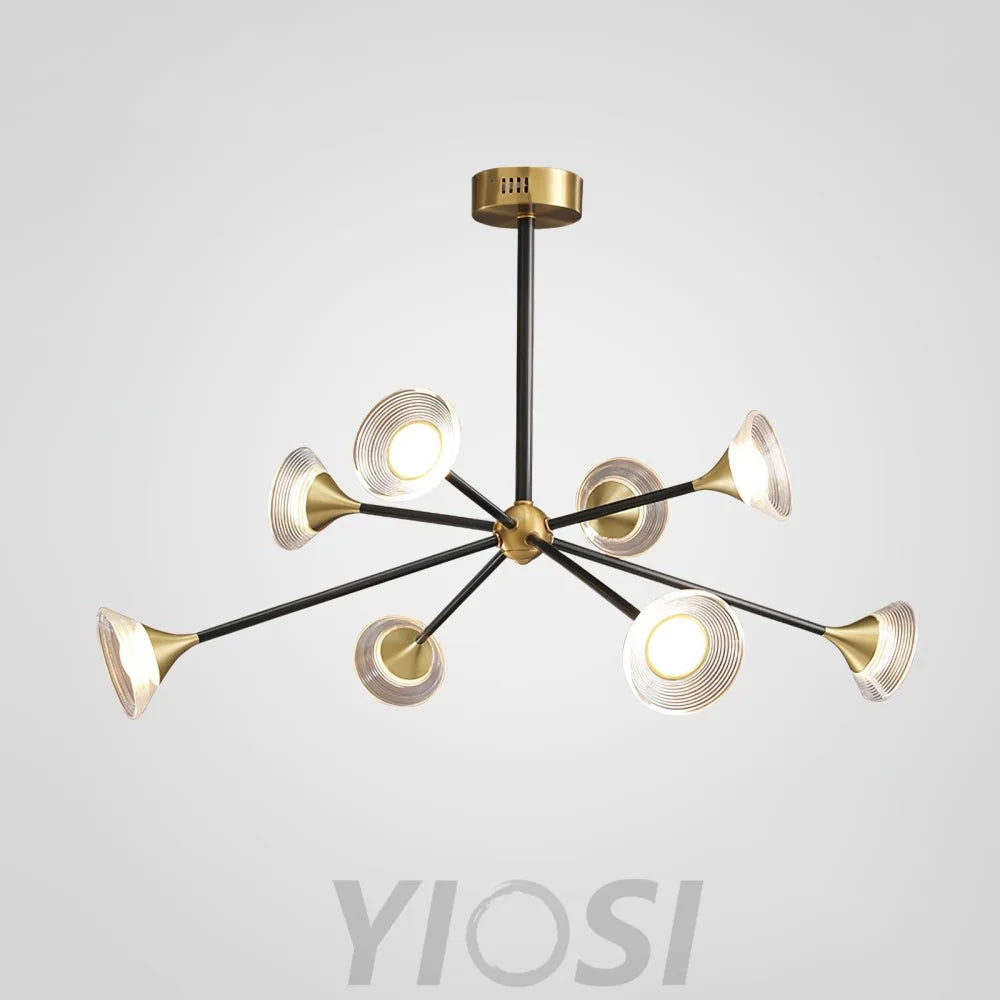 Tristan Chandelier with 6/8/10 heads - Frown-1-Yiosilamp