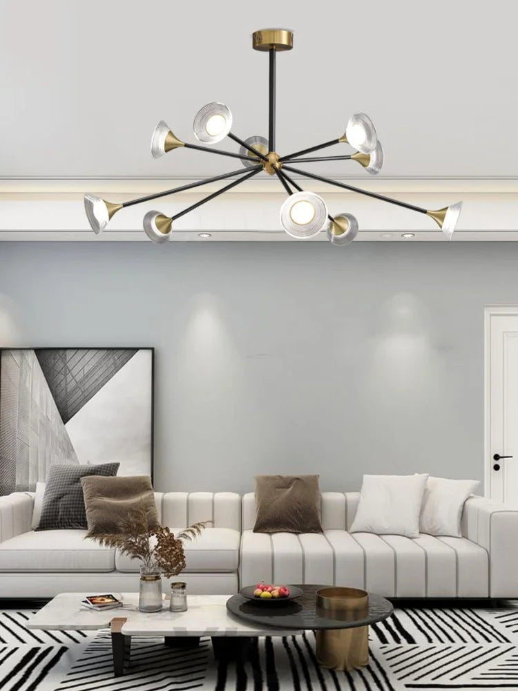 Tristan Chandelier with 6/8/10 heads - Frown-1-Yiosilamp