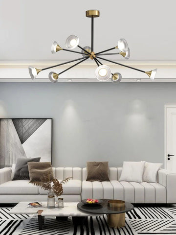 Tristan Chandelier with 6/8/10 heads - Frown-1-Yiosilamp