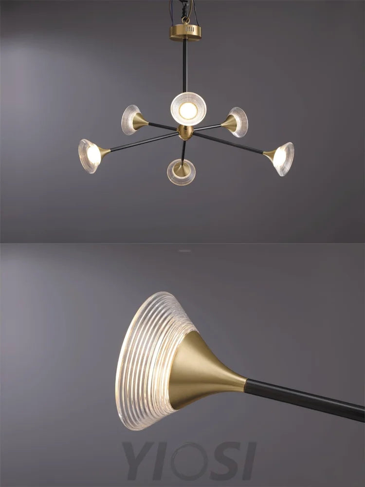 Tristan Chandelier with 6/8/10 heads - Frown-1-Yiosilamp
