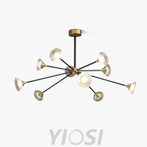 Tristan Chandelier with 6/8/10 heads - Frown-1-Yiosilamp