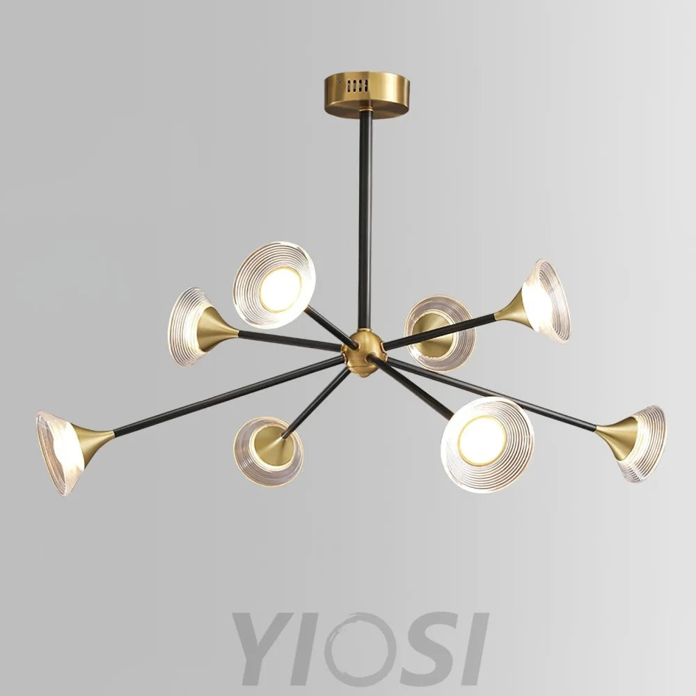 Tristan Chandelier with 6/8/10 heads - Frown-1-Yiosilamp