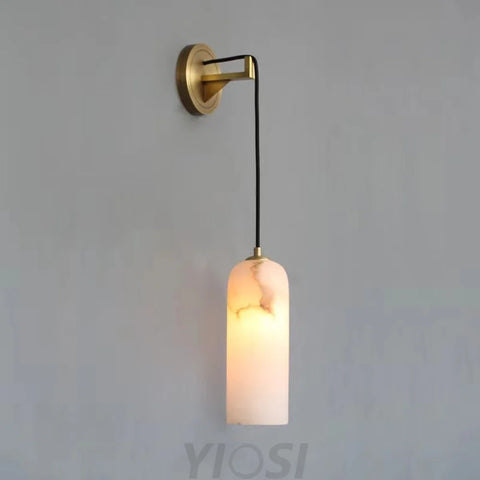 Truda Modern Alabaster Wall Sconce Lamp For Living Room Bedroom Light Fixtures
