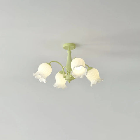 Trumpet Flower Chandelier with 4/5/6/8 heads - Zahara-1-Yiosilamp