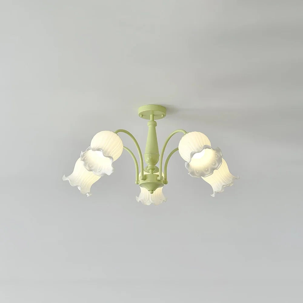 Trumpet Flower Chandelier with 4/5/6/8 heads - Zahara-1-Yiosilamp