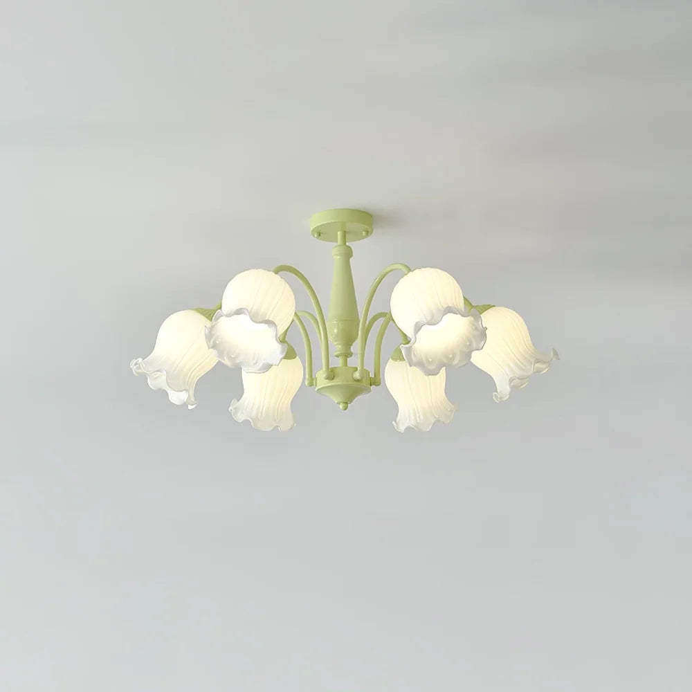 Trumpet Flower Chandelier with 4/5/6/8 heads - Zahara-1-Yiosilamp