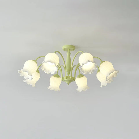 Trumpet Flower Chandelier with 4/5/6/8 heads - Zahara-1-Yiosilamp