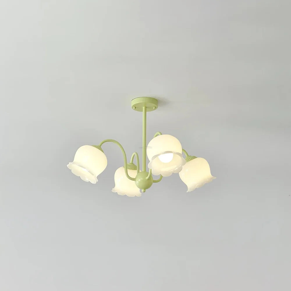 Trumpet Flower Chandelier with 4/5/6/8 heads - Zahara-1-Yiosilamp