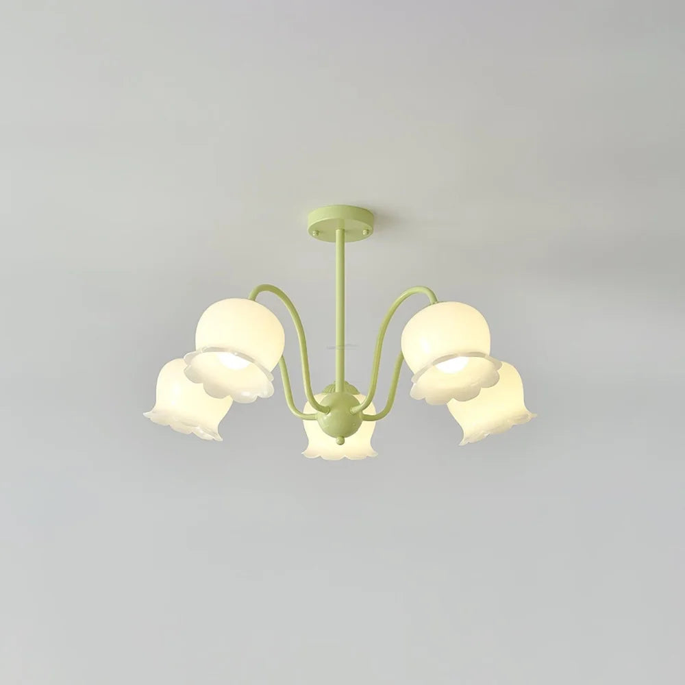 Trumpet Flower Chandelier with 4/5/6/8 heads - Zahara-1-Yiosilamp