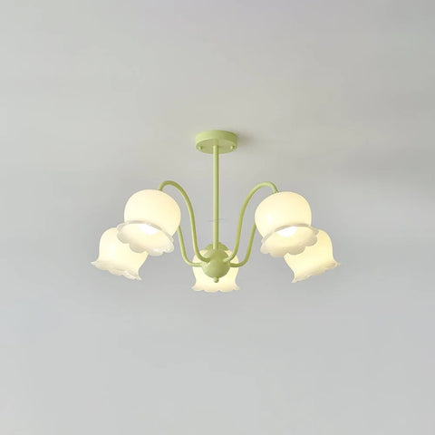 Trumpet Flower Chandelier with 4/5/6/8 heads - Zahara-1-Yiosilamp