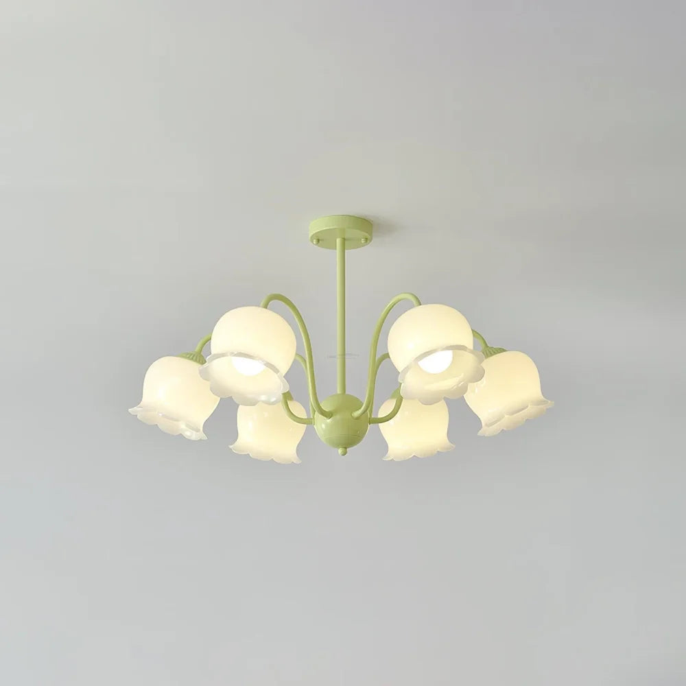 Trumpet Flower Chandelier with 4/5/6/8 heads - Zahara-1-Yiosilamp