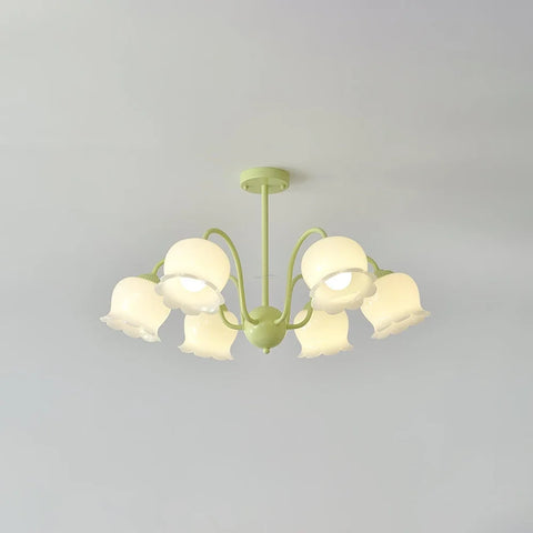 Trumpet Flower Chandelier with 4/5/6/8 heads - Zahara-1-Yiosilamp