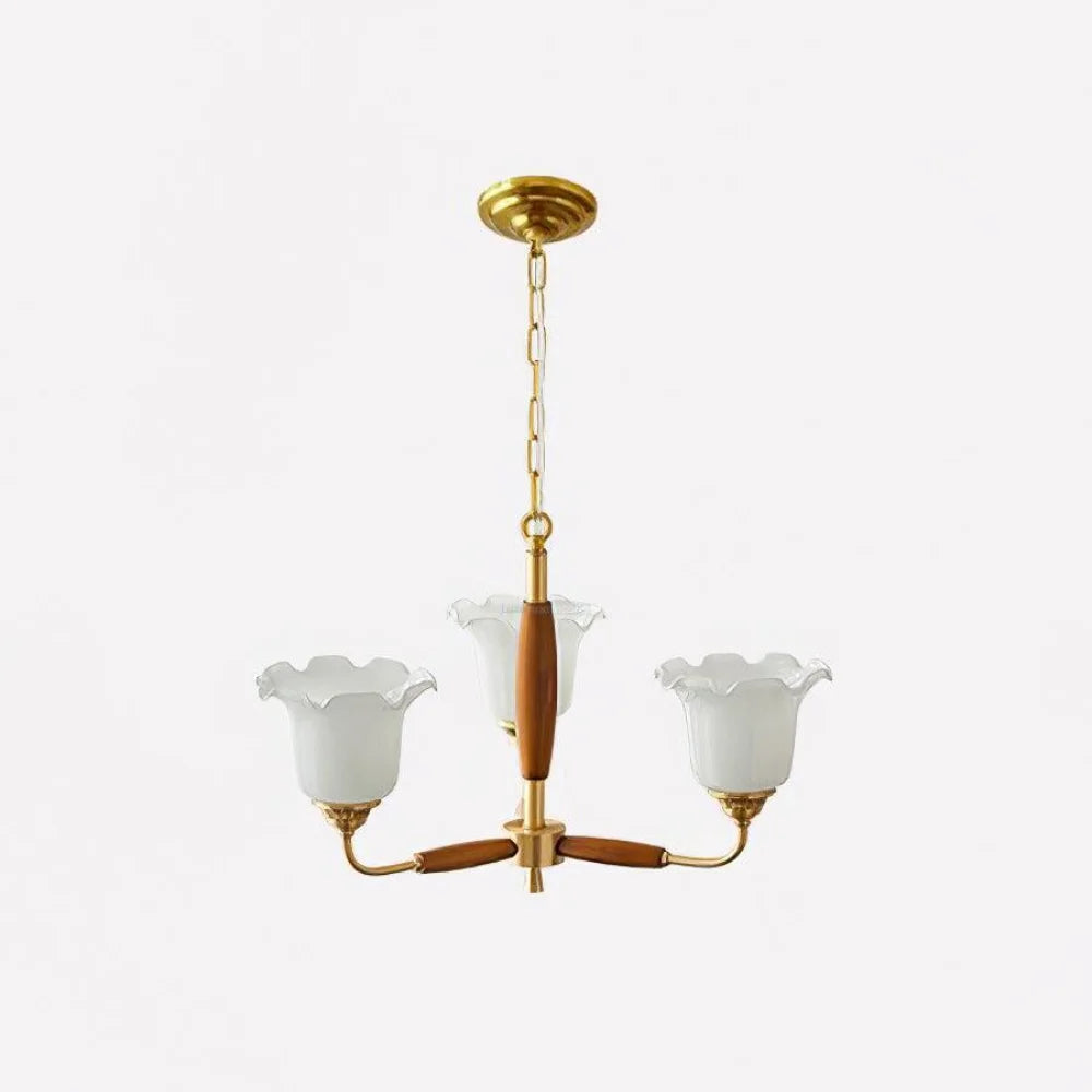 Trumpet Flower Glass Chandelier  ∅ 19.7″ - Zahara-1-Yiosilamp