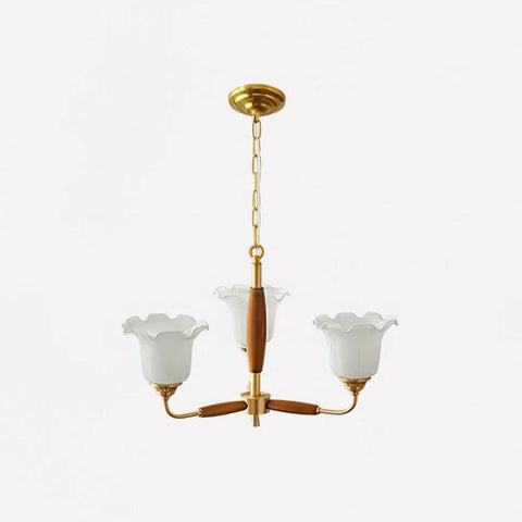 Trumpet Flower Glass Chandelier  ∅ 19.7″ - Zahara-1-Yiosilamp