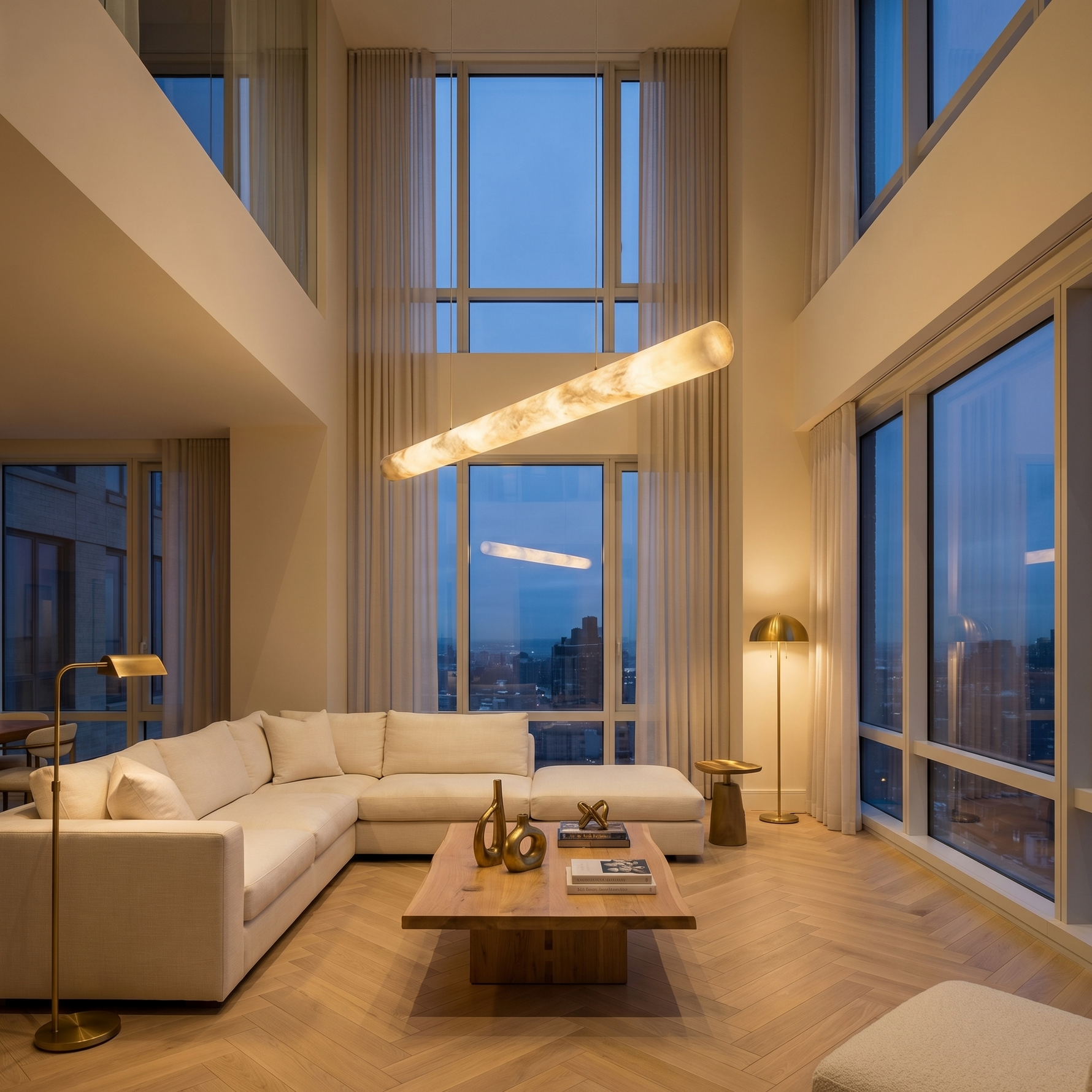 Yiosi Tubo Linear Bar Pendant Light - Image 3