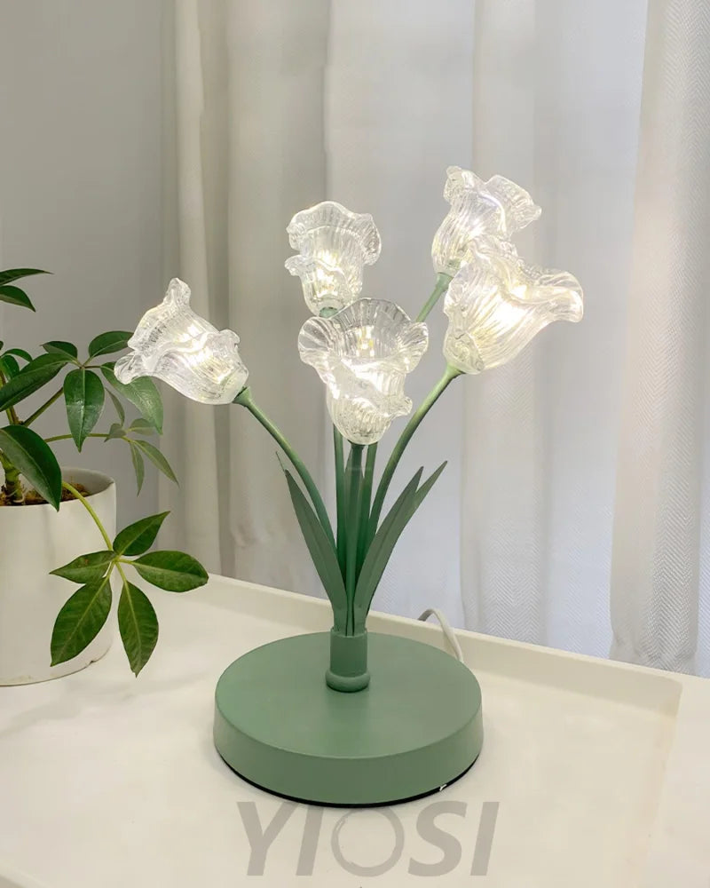 Tulip Flower Table Lamp with 3/5 heads - Wave-1-Yiosilamp