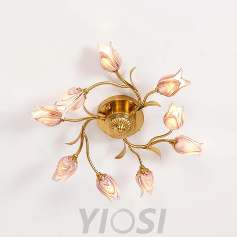 Tulip Serenade Ceiling Lamp ∅ 19.7″ - Yiosilamp