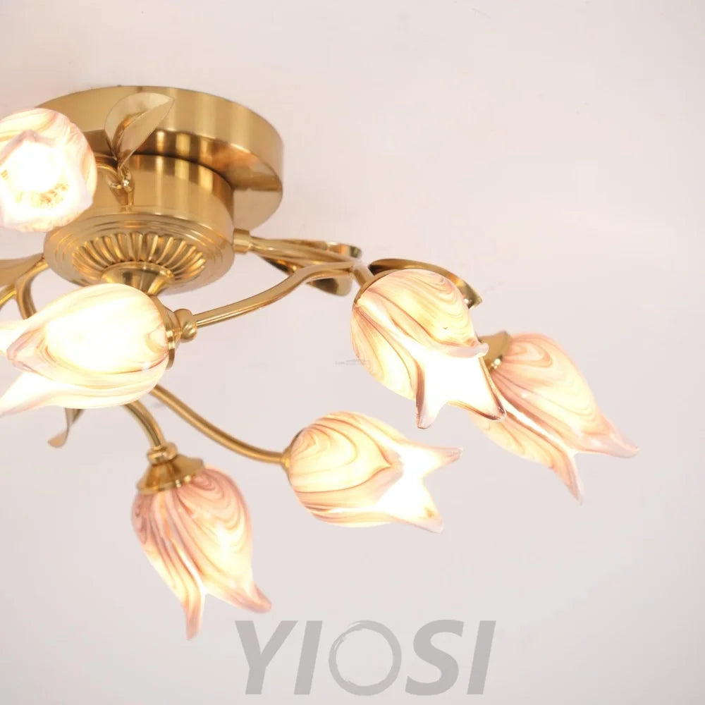 Tulip Serenade Ceiling Lamp ∅ 19.7″ - Yiosilamp