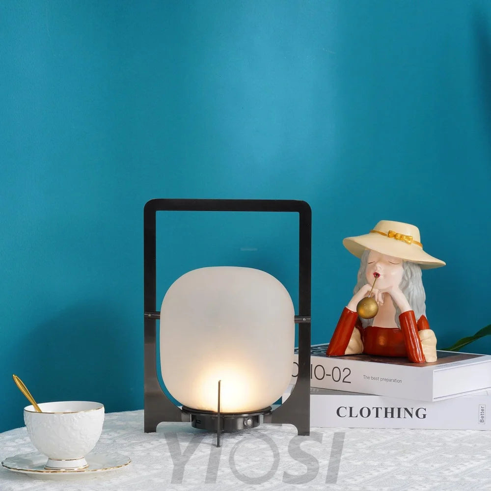 Twilight Lantern Rechargeable Built-in Battery Table Lamp - Yiosilamp