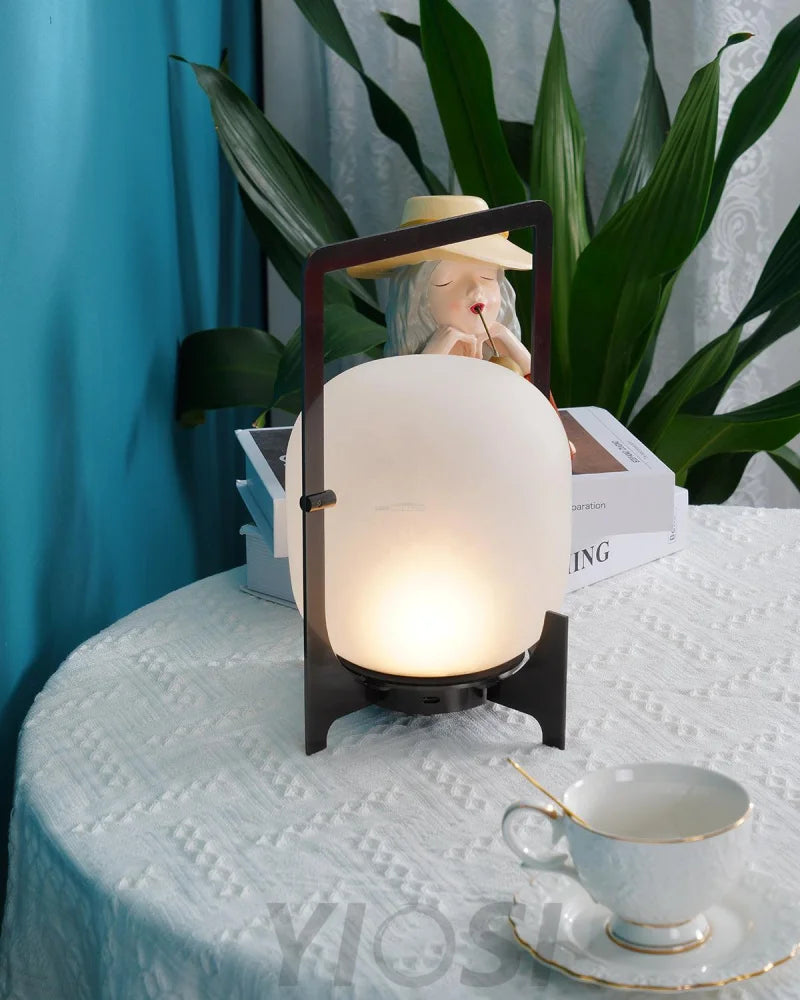 Twilight Lantern Rechargeable Built-in Battery Table Lamp - Yiosilamp