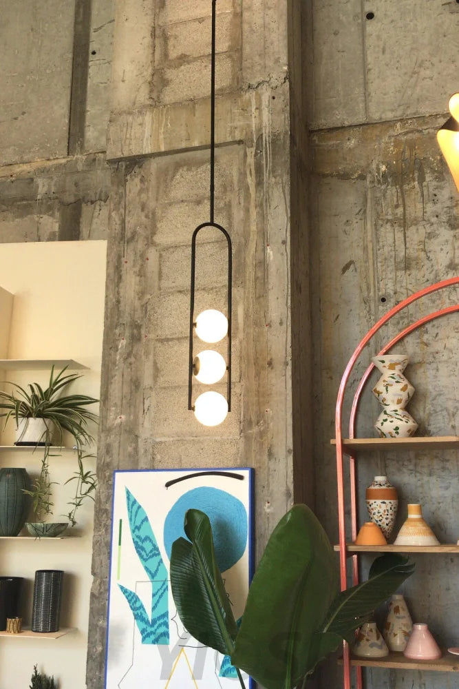 U Pendant Lamp ∅ 5.9″ - Caresse-1-Yiosilamp