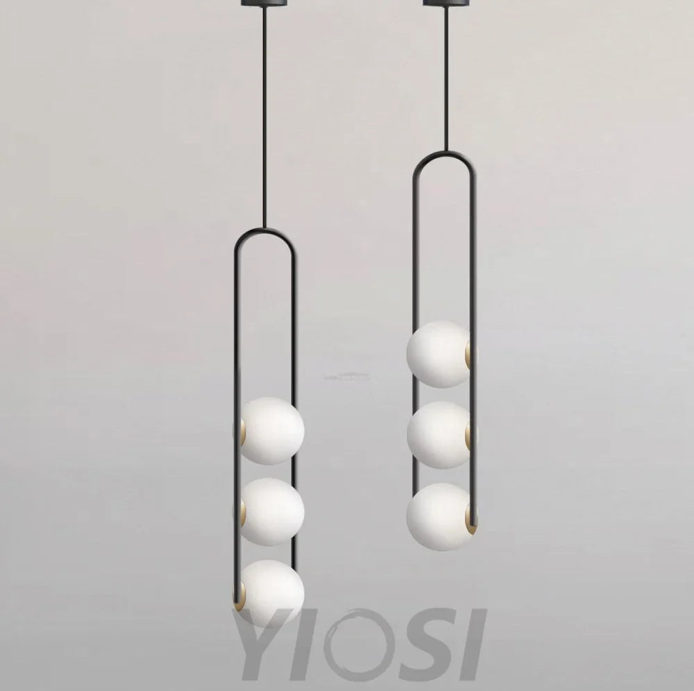 U Pendant Lamp ∅ 5.9″ - Caresse-1-Yiosilamp