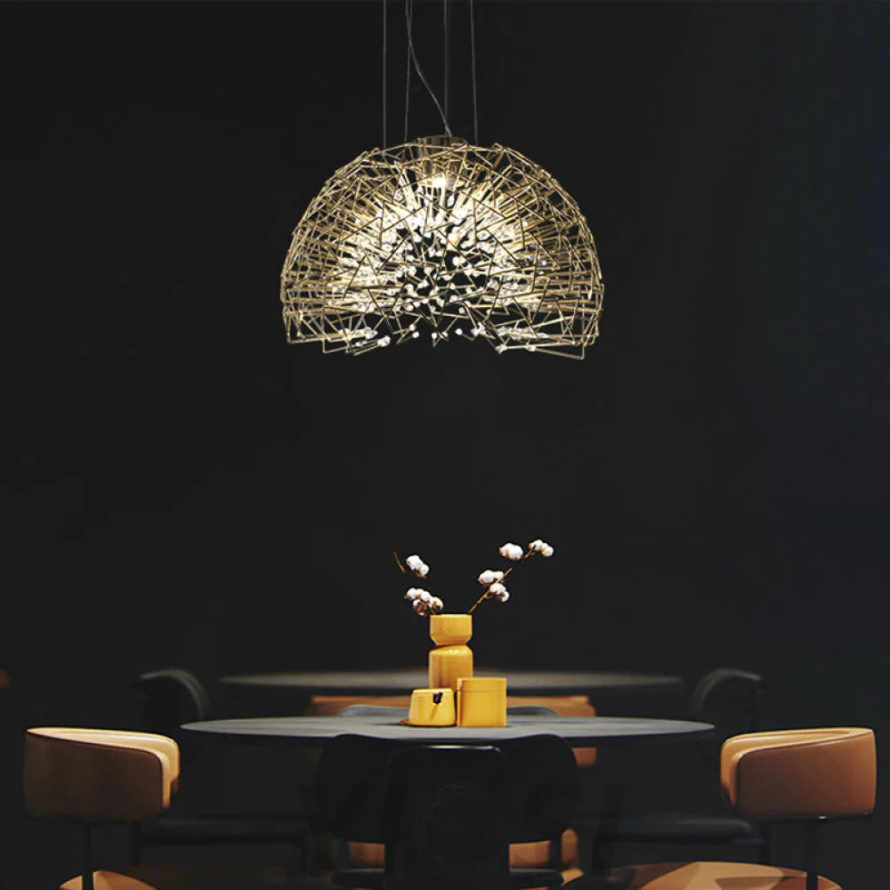 Unique Sphere Contemporary Chandelier Pendant Light