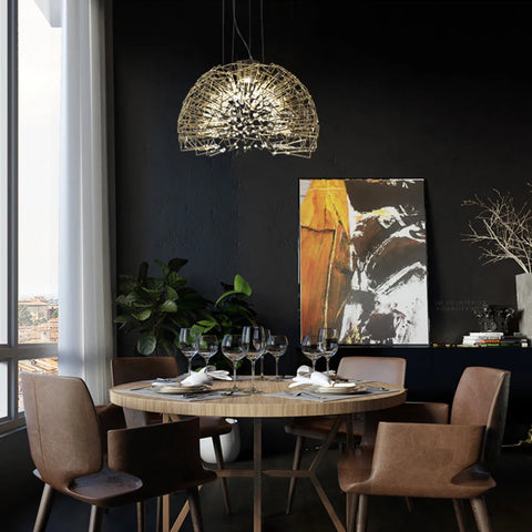 Unique Sphere Contemporary Chandelier Pendant Light