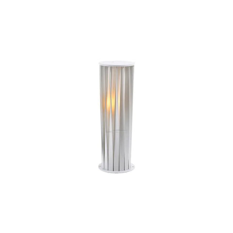 Unopiu Garden Light ∅ 5.9″ x H 15.7″ / Dia 15cm x H 40cm / White / Warm Light Floor lamp