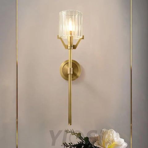 Valdampierre Wall Sconce - Art Glass-1-Yiosilamp