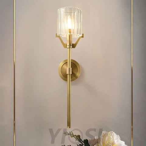 Valdampierre Wall Sconce - Art Glass-1-Yiosilamp