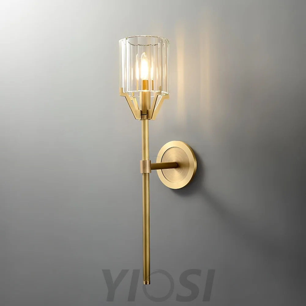 Valdampierre Wall Sconce - Art Glass-1-Yiosilamp