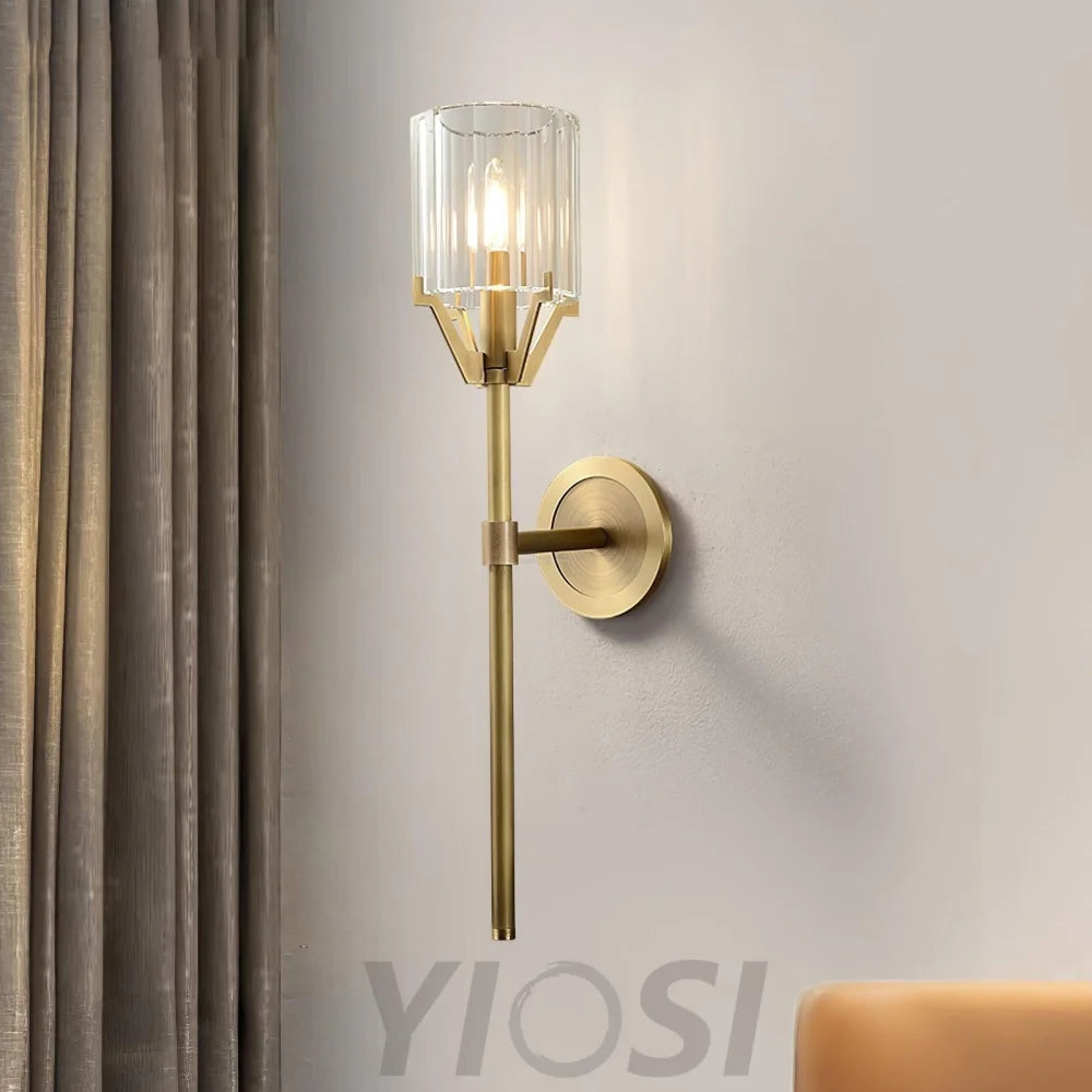 Valdampierre Wall Sconce - Art Glass-1-Yiosilamp