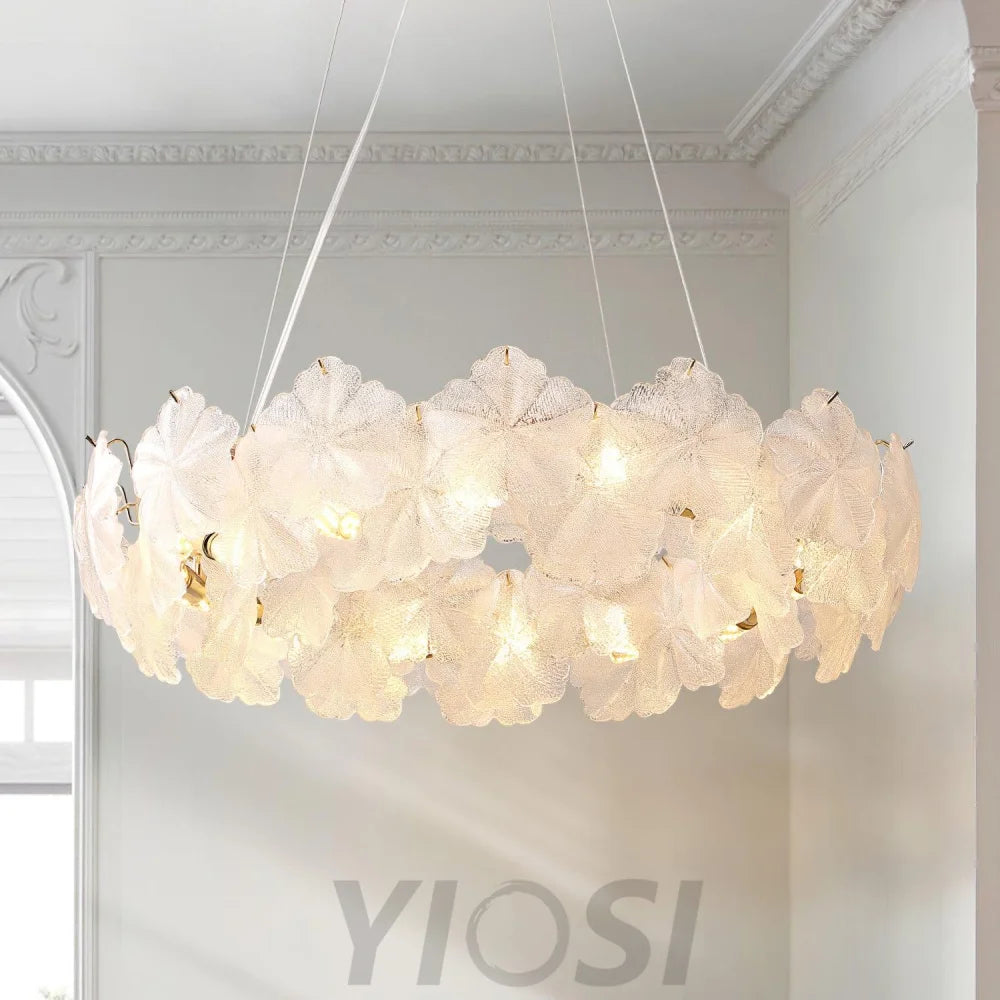 Valery Round Chandelier - Yiosilamp